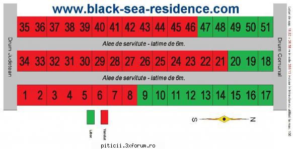 black sea residence va ofera teren in rate la mare 50 euro/luna x 100 rate, total 5000 euro fara